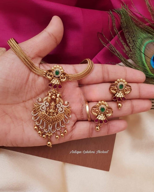 Vadhuvu's Designer Temple Necklace Sets